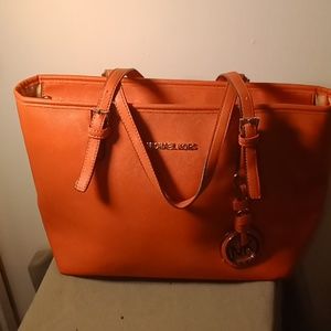 Michael Michael Kors Pumpkin Spice Tote Bag